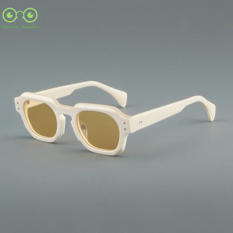 Японские дизайнерские ретро мужские солнцезащитные очки ручной работы, европейские и американские женские персонализированные квадратные солнцезащитные очки UV400
Японские дизайнерские ретро мужские солнцезащитные очки ручной работы, европейские и американские женские персонализированные квадратные солнцезащитные очки UV400