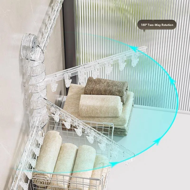 Suction Cup Clothesline Multi-Functional Balcony Glass Sock Clamp Drying Rack Plastic Material Foldable Sock Organizer
Suction Cup Clothesline Multi-Functional Balcony Glass Sock Clamp Drying Rack Plastic Material Foldable Sock Organizer