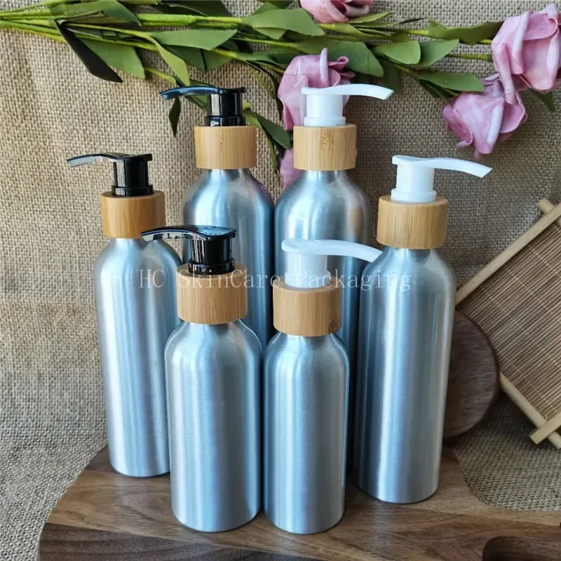 fashion costemic Containers For Cosmetic Aluminum Bottle Bottle with Black/White Bamboo Spray Lotion Pump Bottle custom Logo
fashion costemic Containers For Cosmetic Aluminum Bottle Bottle with Black/White Bamboo Spray Lotion Pump Bottle custom Logo