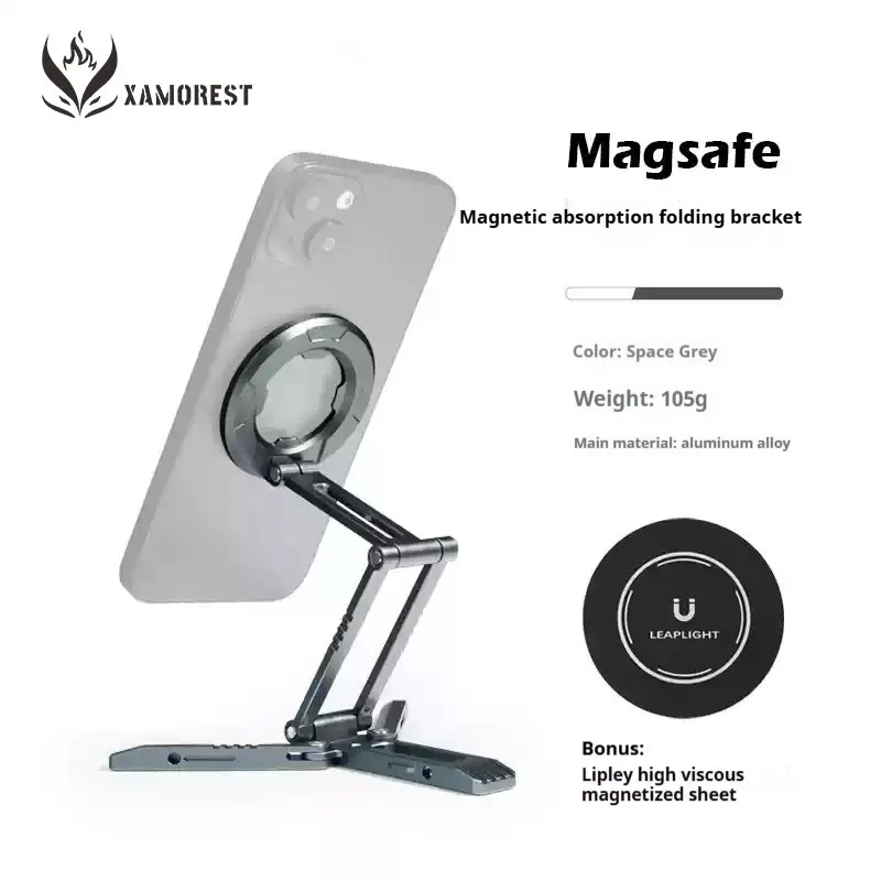 XAMOREST MagSafe Phone Stand Arca Type Tripod Base Magnetic Folding Desk Mount Aluminum Alloy Bracket for iPhone 15 14 Samsung
XAMOREST MagSafe Phone Stand Arca Type Tripod Base Magnetic Folding Desk Mount Aluminum Alloy Bracket for iPhone 15 14 Samsung