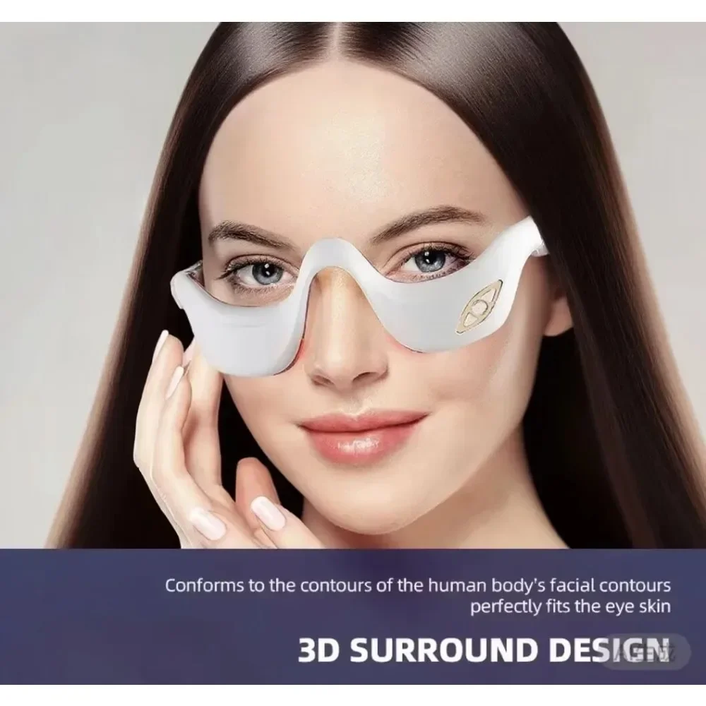 3D Red Light EMS Eye Massager for Dark Circles, Eye Bag Removal, Eye Wrinkles, and Eye Fatigue Relaxing Care, Beauty Machine
3D Red Light EMS Eye Massager for Dark Circles, Eye Bag Removal, Eye Wrinkles, and Eye Fatigue Relaxing Care, Beauty Machine