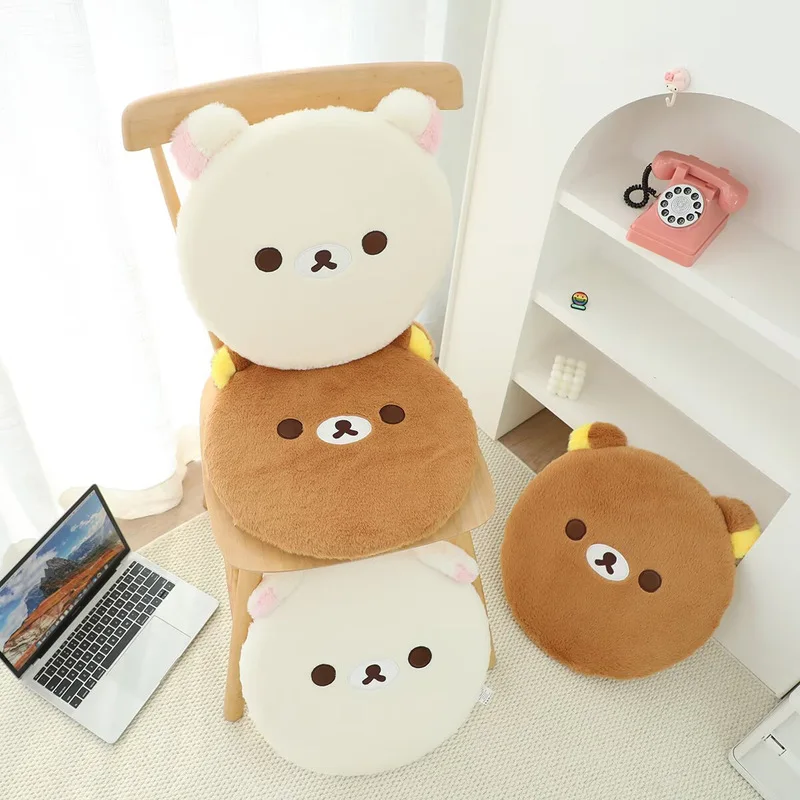 Милая подушка для сиденья Rilakkuma из пены с эффектом памяти, плюшевая накладка для студентов и офиса, моющийся чехол, мягкая подушка для длительного сидения, в стиле аниме
Милая подушка для сиденья Rilakkuma из пены с эффектом памяти, плюшевая накладка для студентов и офиса, моющийся чехол, мягкая подушка для длительного сидения, в стиле аниме
