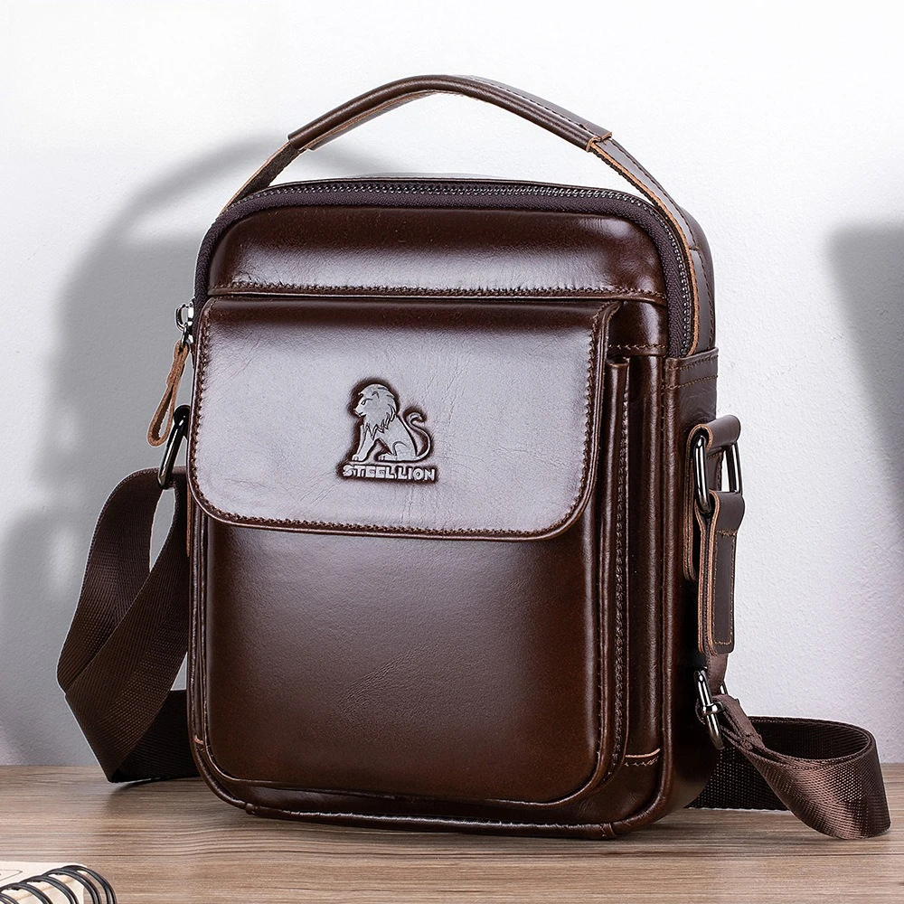 Men's Casual Leather Shoulder Bag Vintage Crossbody Messenger Bag Soft Cowhide Sling Bag Travel Handbag for Men Daily Use
Men's Casual Leather Shoulder Bag Vintage Crossbody Messenger Bag Soft Cowhide Sling Bag Travel Handbag for Men Daily Use