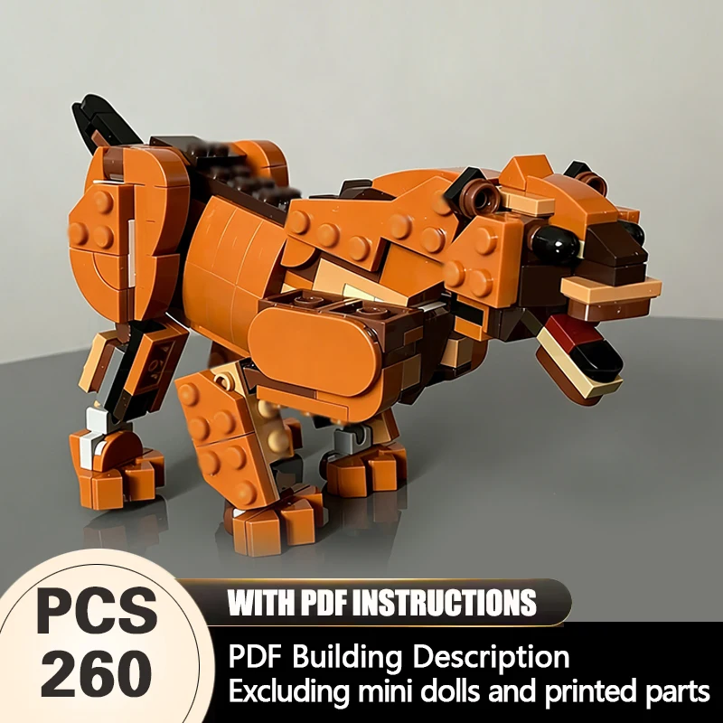 Creators Animal Series Model MOC Building Bricks Homotherium Latidens Modular Technology Gift Holiday Assemble Children Toy Suit
Creators Animal Series Model MOC Building Bricks Homotherium Latidens Modular Technology Gift Holiday Assemble Children Toy Suit