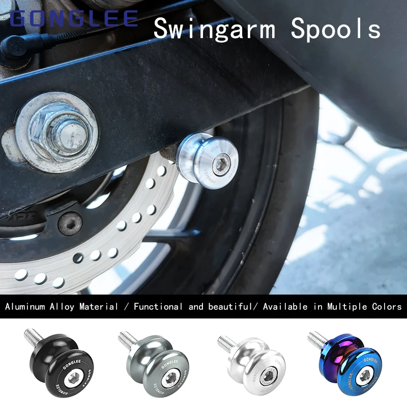 Swingarm Spools for BMW S1000RR S1000R S1000XR M1000R Stand Screws
Swingarm Spools for BMW S1000RR S1000R S1000XR M1000R Stand Screws