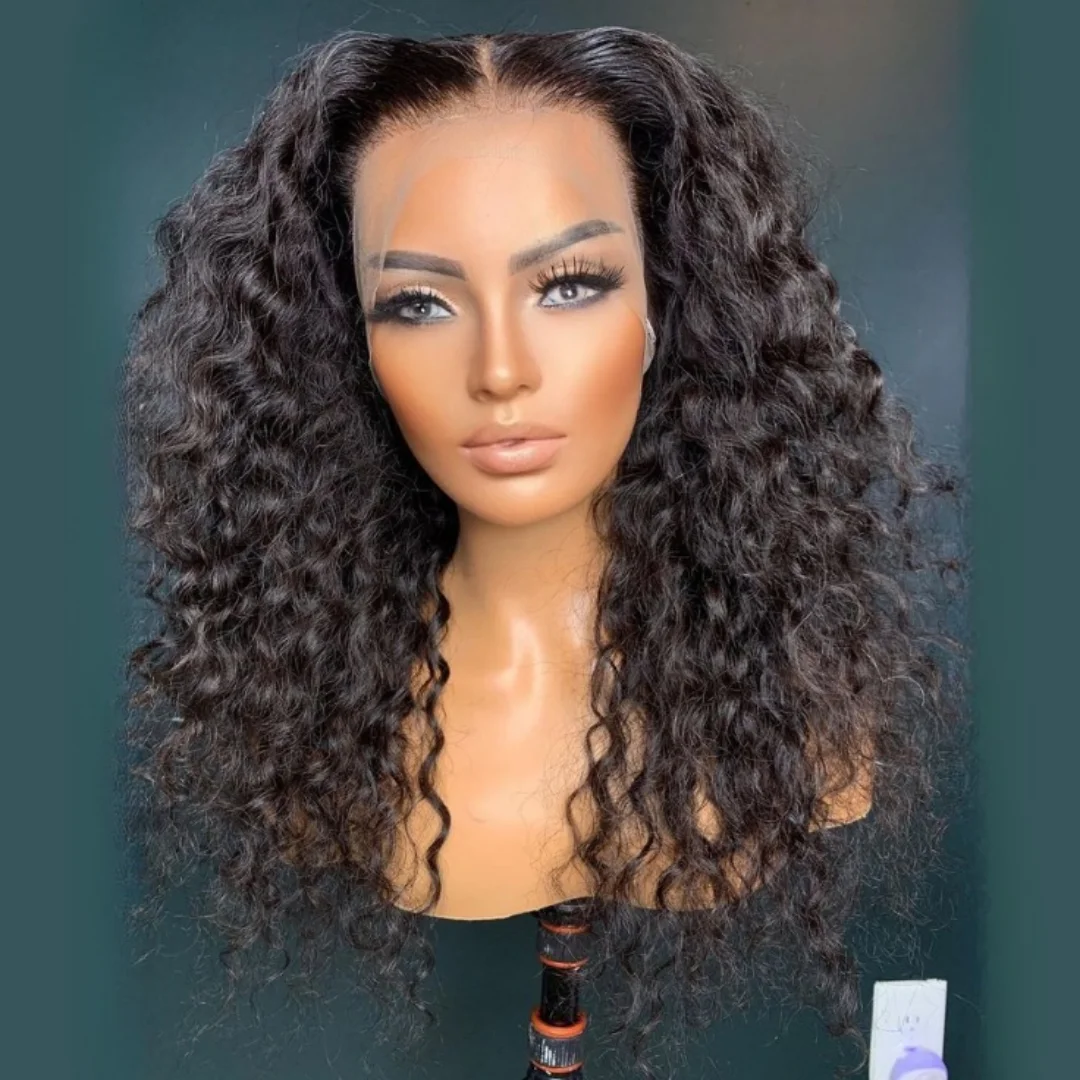 Long 26Inch Natural Black 180Density Kinky Curly Soft Deep Lace Front Wig For Women Babyhair Glueless Preplucked Daily
Long 26Inch Natural Black 180Density Kinky Curly Soft Deep Lace Front Wig For Women Babyhair Glueless Preplucked Daily