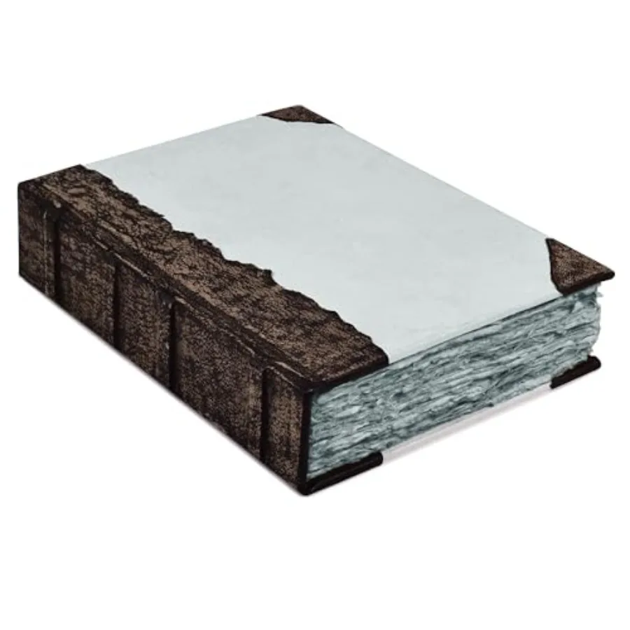 Rustic Leather Bound Journal - 200 Pages Handmade Antique Deckle Edges Watercolor Paper - Book of Shadows/Spell - Writing Noteb
Rustic Leather Bound Journal - 200 Pages Handmade Antique Deckle Edges Watercolor Paper - Book of Shadows/Spell - Writing Noteb