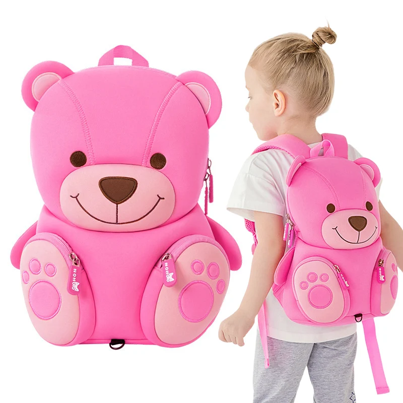 2025 New Pink Backpacks for Girls Light Eco Neoprene Cute Bear School Bags Kindergarten Kids Bag Kawaii Bookbag Children Plecak
2025 New Pink Backpacks for Girls Light Eco Neoprene Cute Bear School Bags Kindergarten Kids Bag Kawaii Bookbag Children Plecak