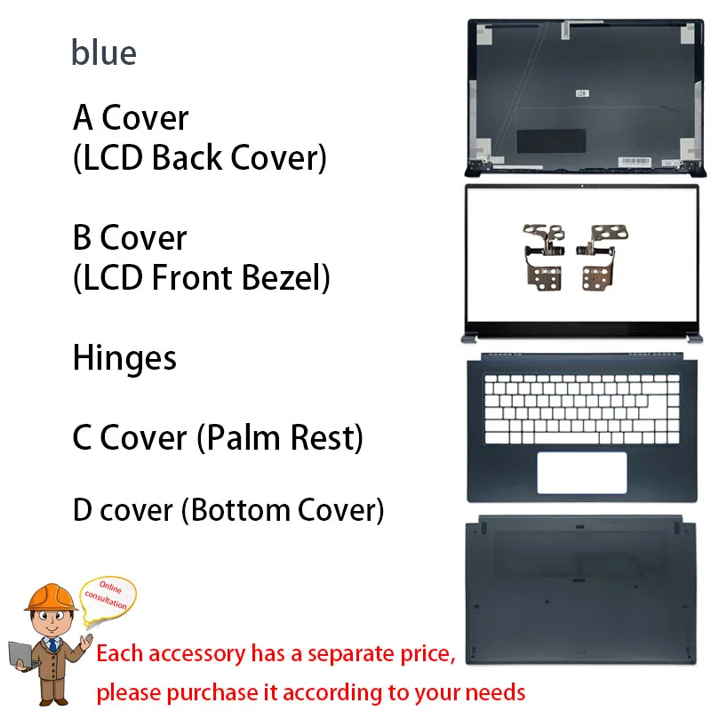 Laptop LCD Back Cover NEW For PS63 MS-16S1 PS63 Mondern 8RD 8SC 8M 8RDS 8MO 8RC /Front Bezel/Hinges/Palmrest/Bottom Case Blue
Laptop LCD Back Cover NEW For PS63 MS-16S1 PS63 Mondern 8RD 8SC 8M 8RDS 8MO 8RC /Front Bezel/Hinges/Palmrest/Bottom Case Blue