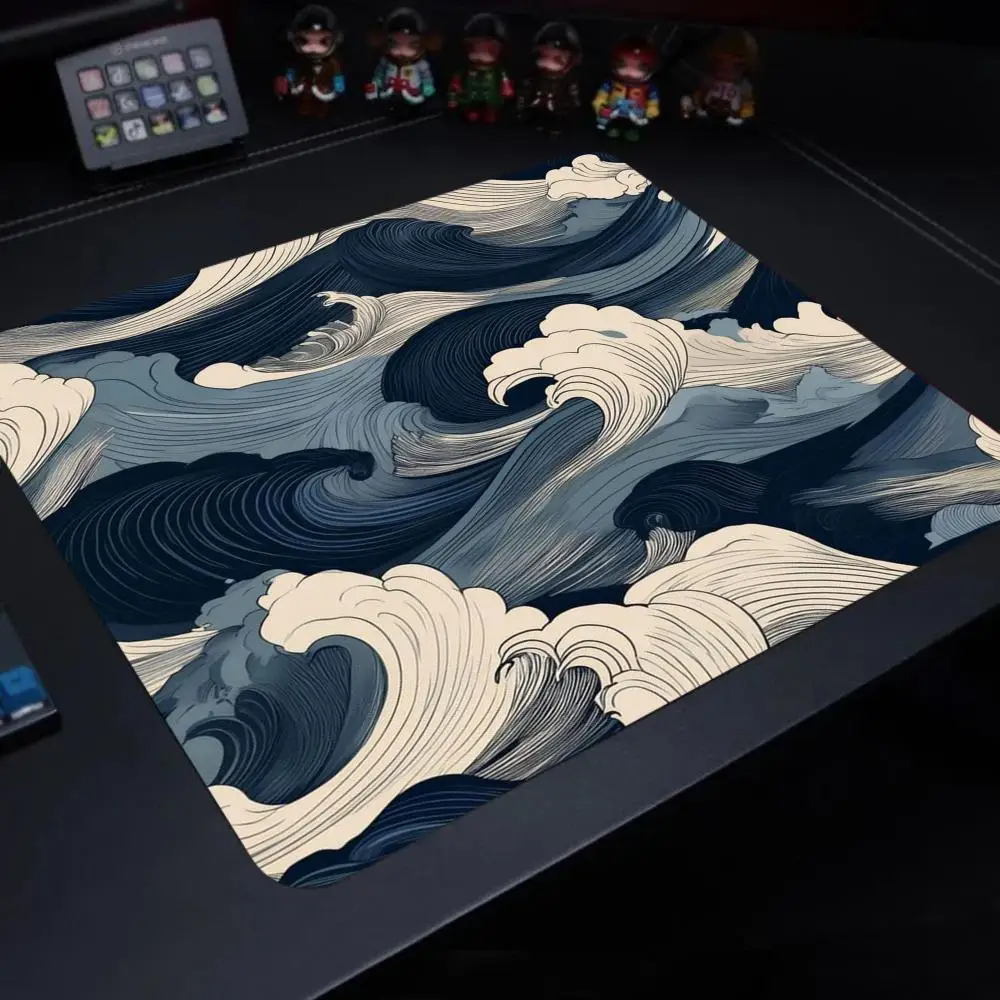Japanese Blue Waves Mouse Pad Square Gaming Office Accessories Rug Small Gamer Desk Mat Rubber Keyboard HD Table Mats HYBXAXC
Japanese Blue Waves Mouse Pad Square Gaming Office Accessories Rug Small Gamer Desk Mat Rubber Keyboard HD Table Mats HYBXAXC