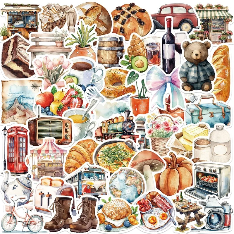 10/30/50PCS Fresh Watercolor PVC Sticker Aesthetic Hand Accounting Tools Decoration Scrapbooking Stationery Supplies for Kids
10/30/50PCS Fresh Watercolor PVC Sticker Aesthetic Hand Accounting Tools Decoration Scrapbooking Stationery Supplies for Kids