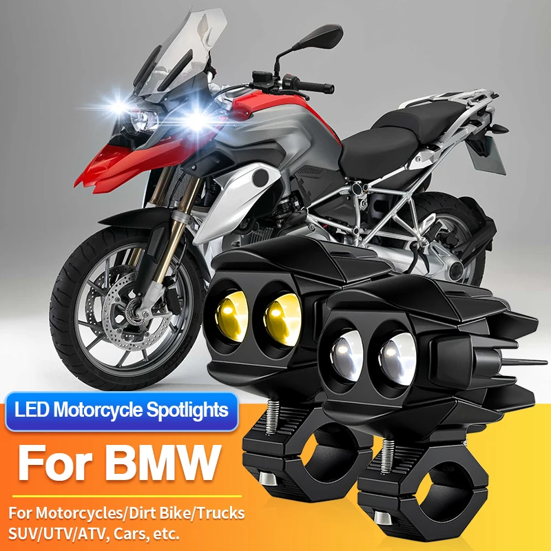 1 Set Universal Motorcycles Headlight LED Fog Light Dual Color Spotlights 12V for BMW R1200C/R1200GS/RG1200GS/S1000R/S1000RR
1 Set Universal Motorcycles Headlight LED Fog Light Dual Color Spotlights 12V for BMW R1200C/R1200GS/RG1200GS/S1000R/S1000RR