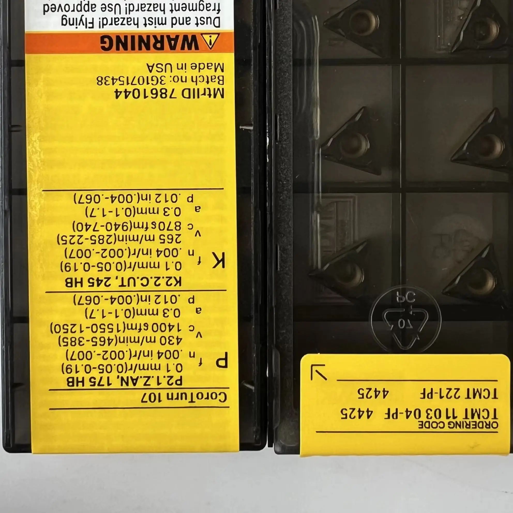 CNC insert TCMT110304-PF 4425 carbide cutting insert in stock
CNC insert TCMT110304-PF 4425 carbide cutting insert in stock