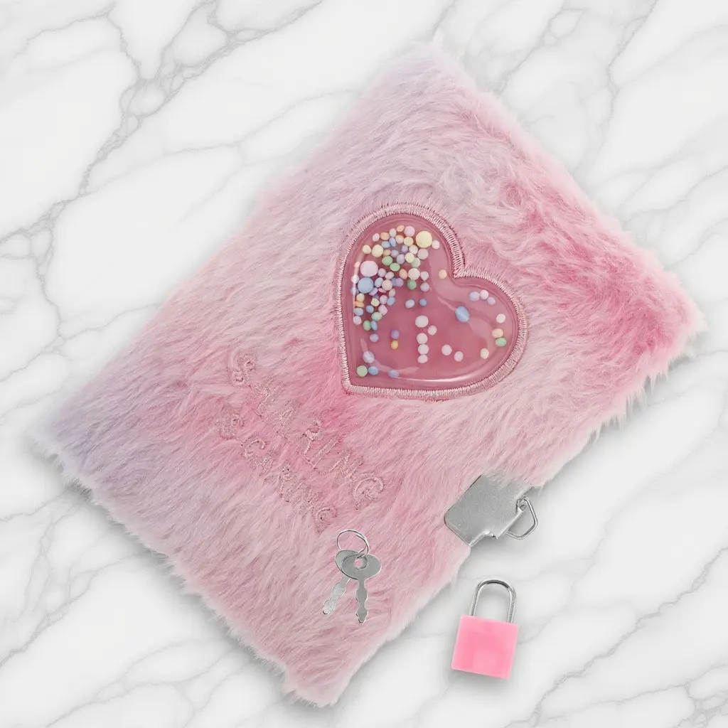Cartoon Notebook Heart Pattern Lock A6 Size Soft Cover Secret Diary Girls School Office Journal Secure Writing Notebook
Cartoon Notebook Heart Pattern Lock A6 Size Soft Cover Secret Diary Girls School Office Journal Secure Writing Notebook