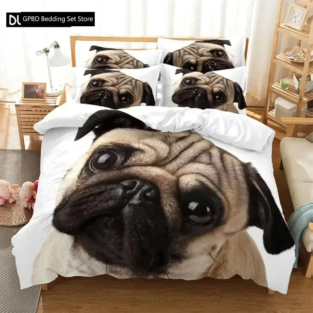 3D digital printing quilt cover pillowcase double bed set cover quilt Soft Microfiber bedding set Dog
3D digital printing quilt cover pillowcase double bed set cover quilt Soft Microfiber bedding set Dog