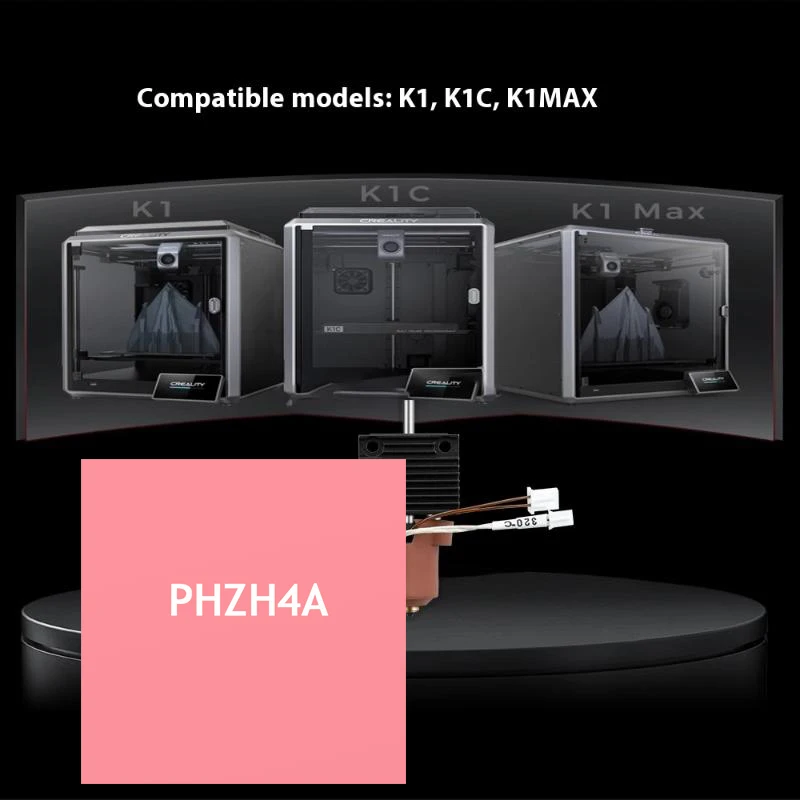 1 комплект деталей для 3D-принтера для Creality K1C K1 Max Hotend, комплект быстрого замены керамического нагревательного блока, сопло 0,4 мм
1 комплект деталей для 3D-принтера для Creality K1C K1 Max Hotend, комплект быстрого замены керамического нагревательного блока, сопло 0,4 мм