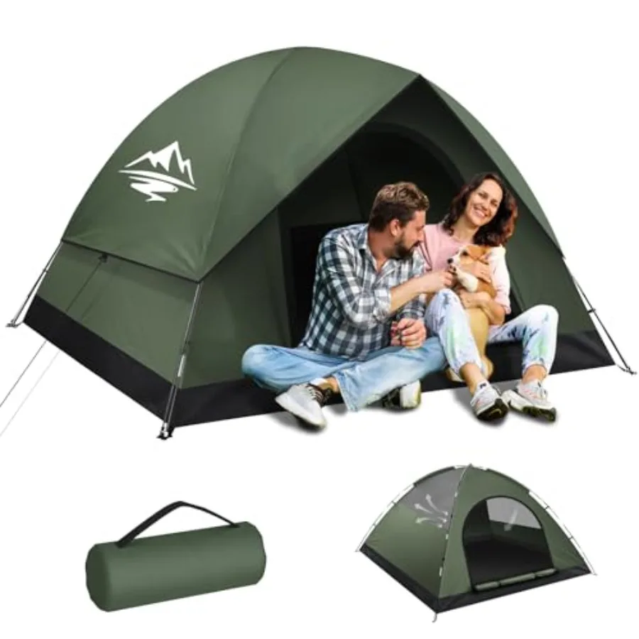 Tents for Camping 2/3 Person with Rainfly - Camping Tent Waterproof Windproof Easy Setup, Portable Double Layer Outdoor Dome Te
Tents for Camping 2/3 Person with Rainfly - Camping Tent Waterproof Windproof Easy Setup, Portable Double Layer Outdoor Dome Te