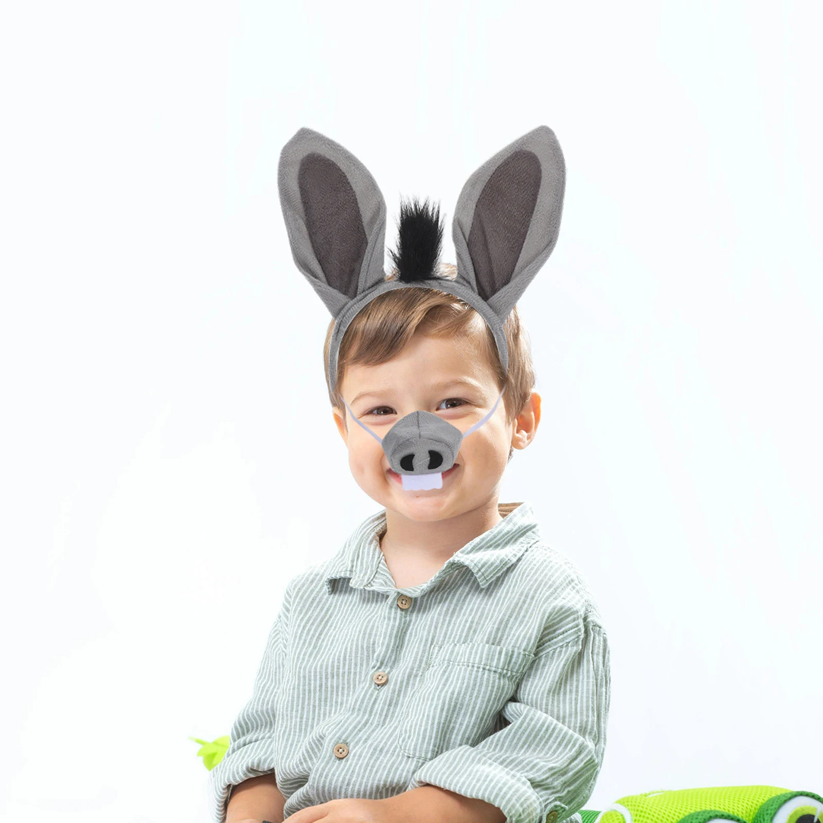 Donkey Costume Props Set Includes Headband Ears Nose Tail Beautiful Accessory Party Halloween Easter School Play Hair Tools
Donkey Costume Props Set Includes Headband Ears Nose Tail Beautiful Accessory Party Halloween Easter School Play Hair Tools