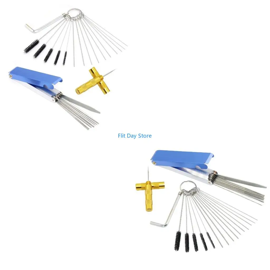 F92C Aluminum Carburettor Service Package Cleaning 5 Brushes 10Needle Wrench
F92C Aluminum Carburettor Service Package Cleaning 5 Brushes 10Needle Wrench