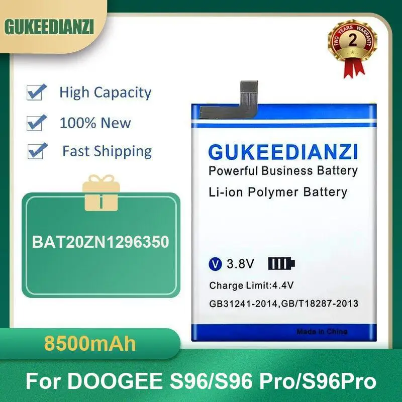 8500mAh BAT20ZN1296350 Mobile Phone Battery For DOOGEE S96/S96 Pro/S96Pro High Capacity
8500mAh BAT20ZN1296350 Mobile Phone Battery For DOOGEE S96/S96 Pro/S96Pro High Capacity