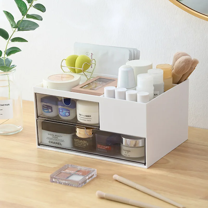 Multifunctional desktop storage box Office student pen stationery storage box Transparent drawer cosmetic organizer box
Multifunctional desktop storage box Office student pen stationery storage box Transparent drawer cosmetic organizer box