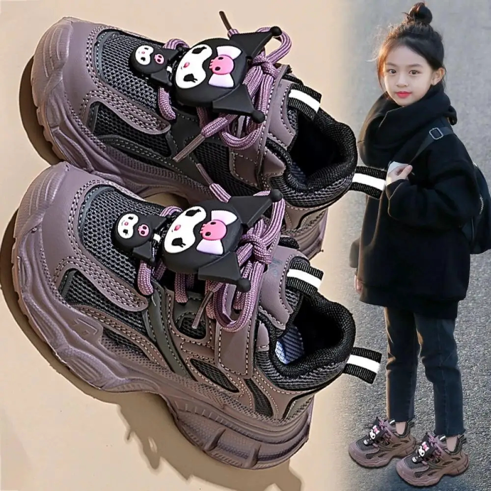 Anime Kids Girls Running Shoes Kuromi Sanrio Autumn Student Sneakers Cartoon Children Breathable Mesh Casual Sports Shoes Gift
Anime Kids Girls Running Shoes Kuromi Sanrio Autumn Student Sneakers Cartoon Children Breathable Mesh Casual Sports Shoes Gift