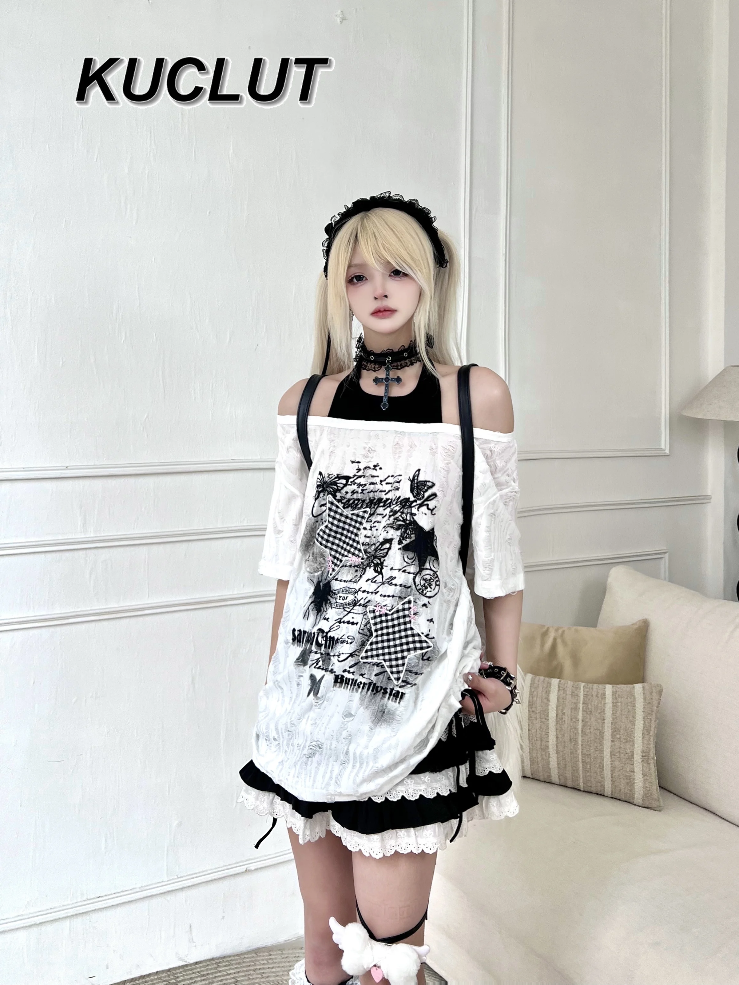 Off-Shoulder Tee Embroidery Loose T-Shirt for Women Summer Drawstring Ruched Short Sleeve Tops Ladies Casual T Shirt
Off-Shoulder Tee Embroidery Loose T-Shirt for Women Summer Drawstring Ruched Short Sleeve Tops Ladies Casual T Shirt