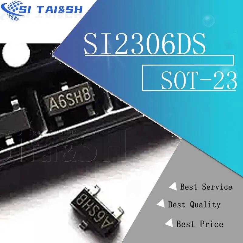 Si Tai&SH 50pcs SI2306DS SOT23 SI2306 SMD SOT SOT-23 N-Channel 30-V (D-S) MOSFET new and original Data system
Si Tai&SH 50pcs SI2306DS SOT23 SI2306 SMD SOT SOT-23 N-Channel 30-V (D-S) MOSFET new and original Data system