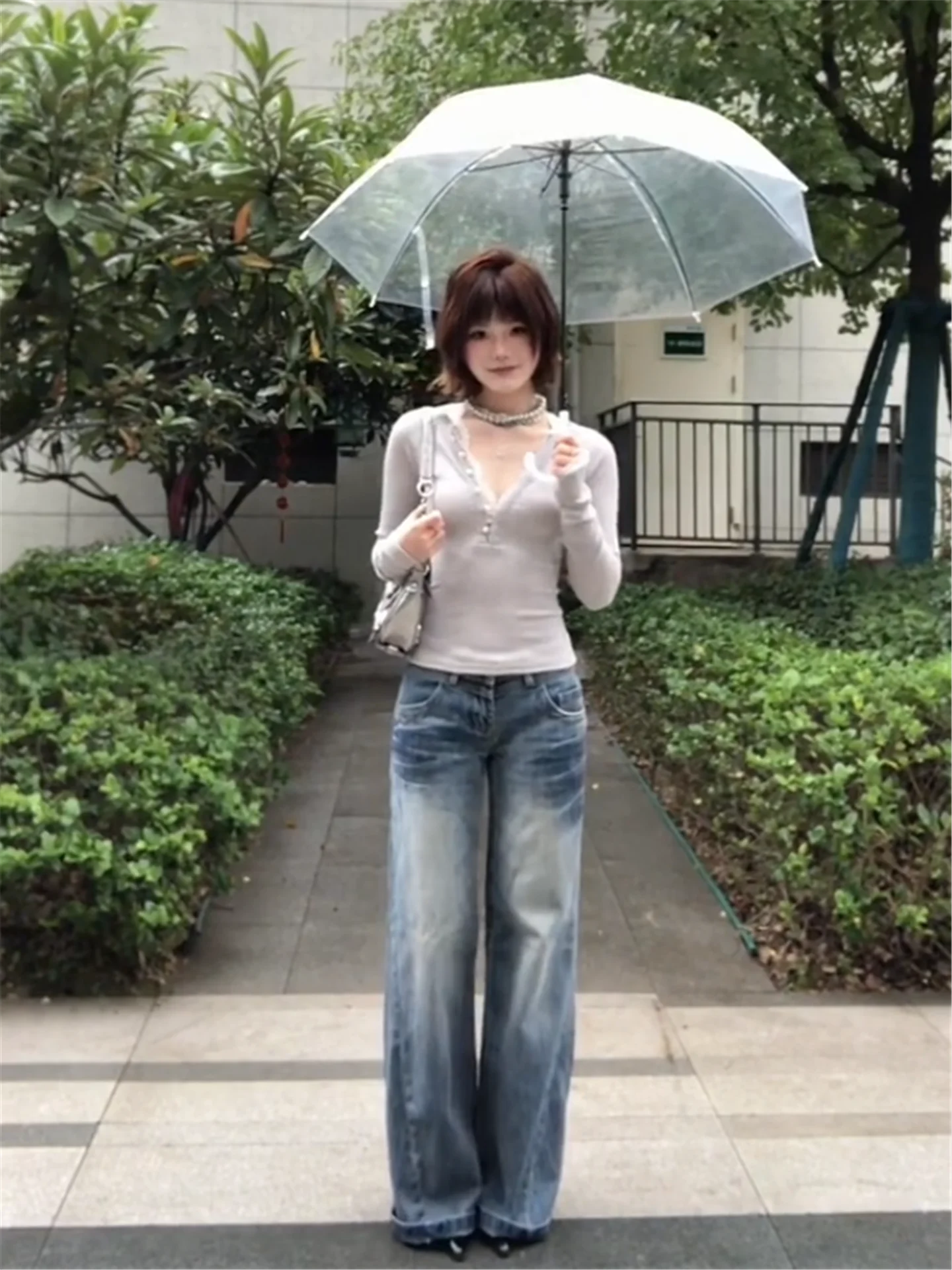 Retro American Street Style Low Waist Wide Leg Jeans Women Loose Slim Straight Floor-Length Pants Cotton Casual Spring
Retro American Street Style Low Waist Wide Leg Jeans Women Loose Slim Straight Floor-Length Pants Cotton Casual Spring