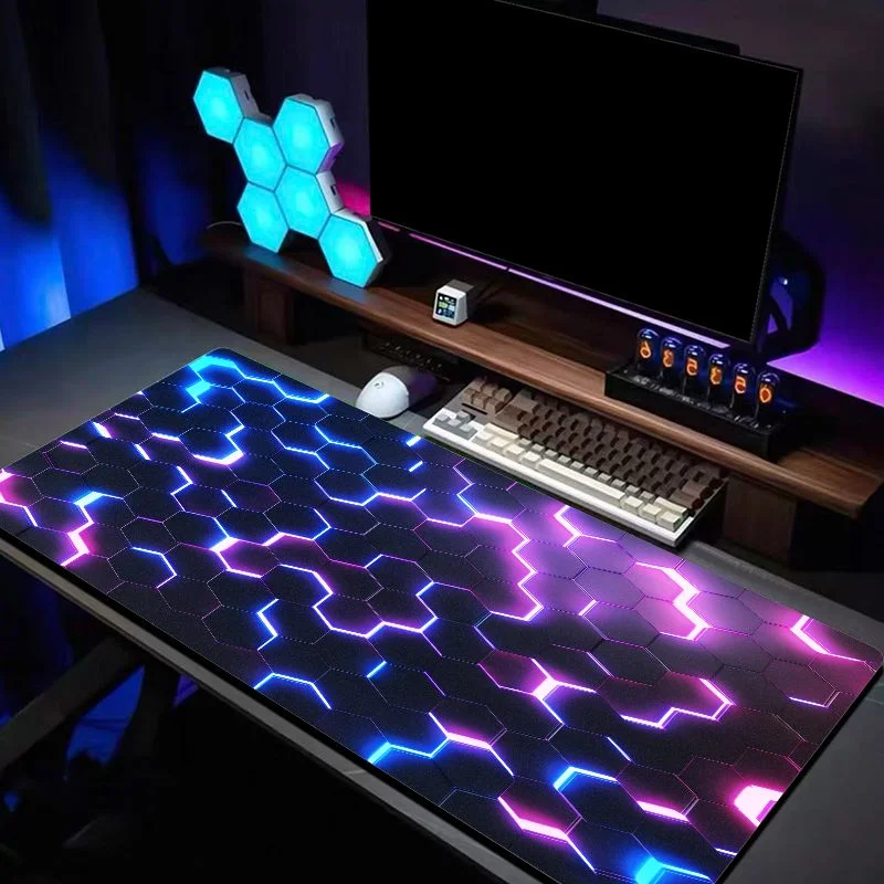 VIKAMA Hexagon Neon Gaming Mouse Pad Large Desk Mat Non Slip Washable Tech Geometric Pattern for Gamer Office Desk Accessories
VIKAMA Hexagon Neon Gaming Mouse Pad Large Desk Mat Non Slip Washable Tech Geometric Pattern for Gamer Office Desk Accessories