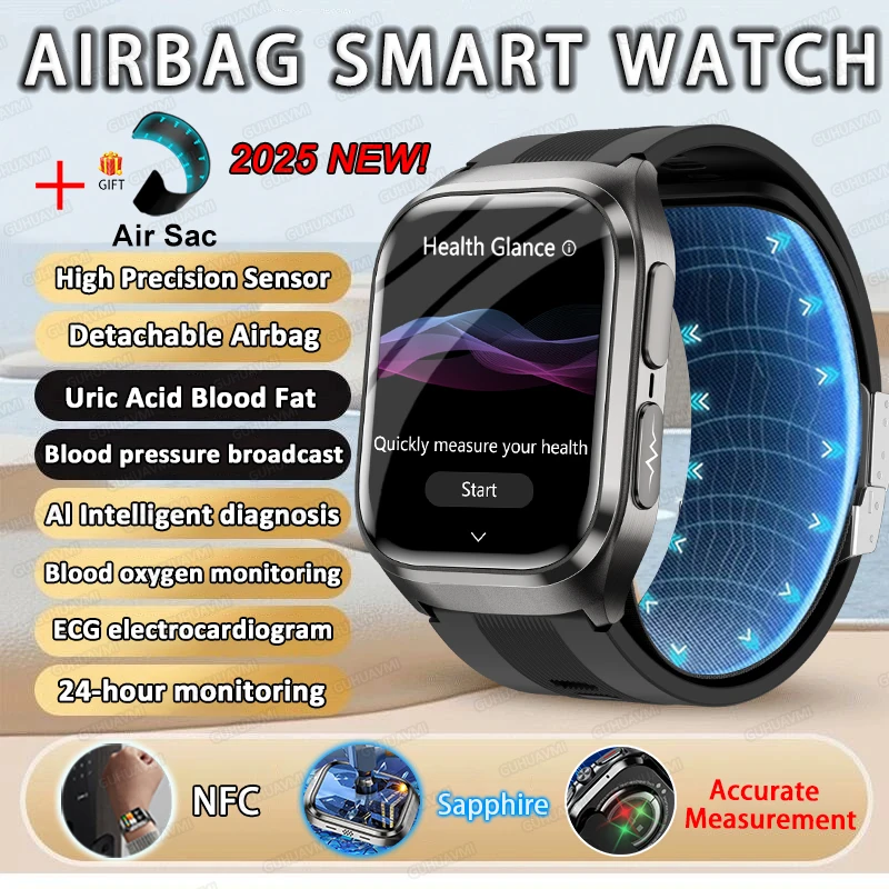 2025Новый воздушный насос для кормления, подушка безопасности, точное измерение ЭКГ, кислород в крови, умные часы для мужчин, кровяное давление, фитнес, спортивные умные часы
2025Новый воздушный насос для кормления, подушка безопасности, точное измерение ЭКГ, кислород в крови, умные часы для мужчин, кровяное давление, фитнес, спортивные умные часы
