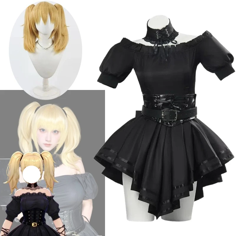 Anime Ani Virtual Assistant Cosplay Costume Black Dress Cool Role Play Outfit Yellow Wig Full Set for Women Halloween Party
Anime Ani Virtual Assistant Cosplay Costume Black Dress Cool Role Play Outfit Yellow Wig Full Set for Women Halloween Party