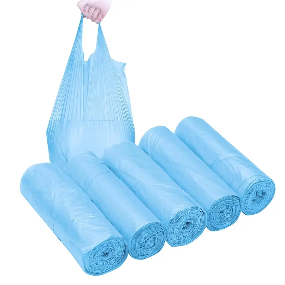 4 GALLON Bathroom Trash Bags, 5 Rolls/100 Counts Small HANDLES Garbage Bags for Office, Kitchen,Bedroom Waste Bin,Colorful Po
4 GALLON Bathroom Trash Bags, 5 Rolls/100 Counts Small HANDLES Garbage Bags for Office, Kitchen,Bedroom Waste Bin,Colorful Po