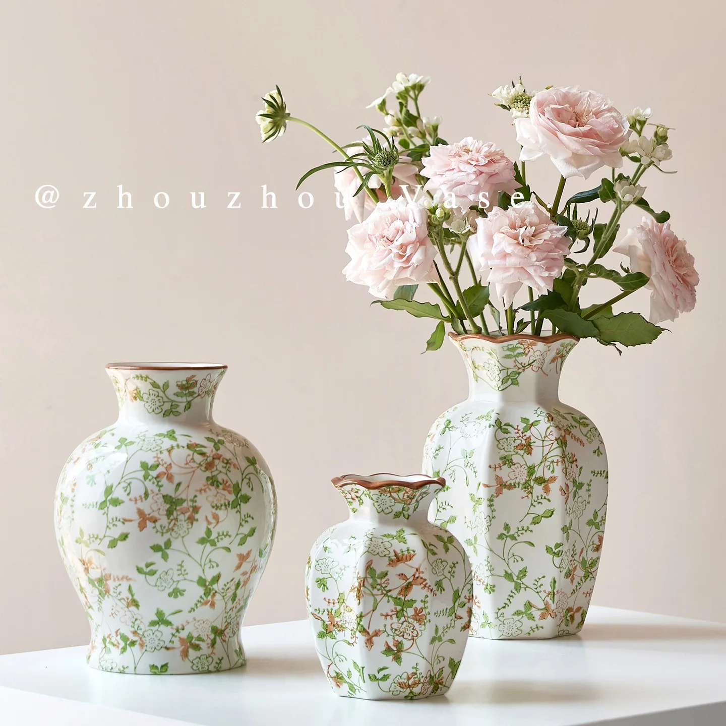 YFY octagonal large vase new Chinese retro ceramic vase ornament living room flower arrangement decoration entrance flower vase
YFY octagonal large vase new Chinese retro ceramic vase ornament living room flower arrangement decoration entrance flower vase
