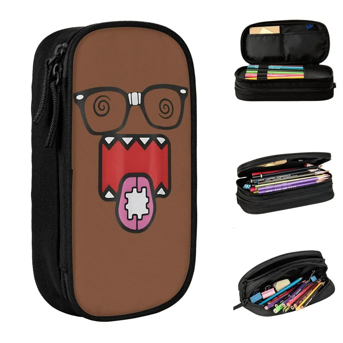 Cute Meme Domo Kun Pencil Case Anime Doll Pencilcases Pen Holder for Student Large Storage Bags School Gifts Accessories
Cute Meme Domo Kun Pencil Case Anime Doll Pencilcases Pen Holder for Student Large Storage Bags School Gifts Accessories