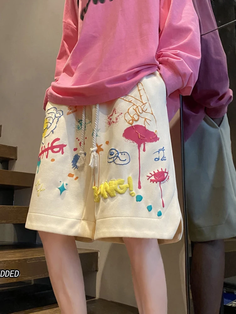 Мужские спортивные брюки Doodle Fong Print в американском ретро-стиле, летние, повседневные, длиной до колена, молодежные, больших размеров
Мужские спортивные брюки Doodle Fong Print в американском ретро-стиле, летние, повседневные, длиной до колена, молодежные, больших размеров