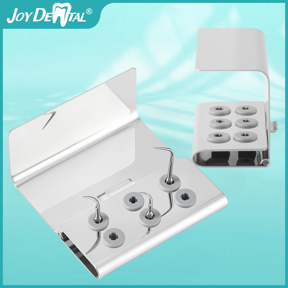 AZDENT 6 Holes Dental Ultrasonic Scaler Tips Holder Stainless Steel Disinfection Storage Case
AZDENT 6 Holes Dental Ultrasonic Scaler Tips Holder Stainless Steel Disinfection Storage Case