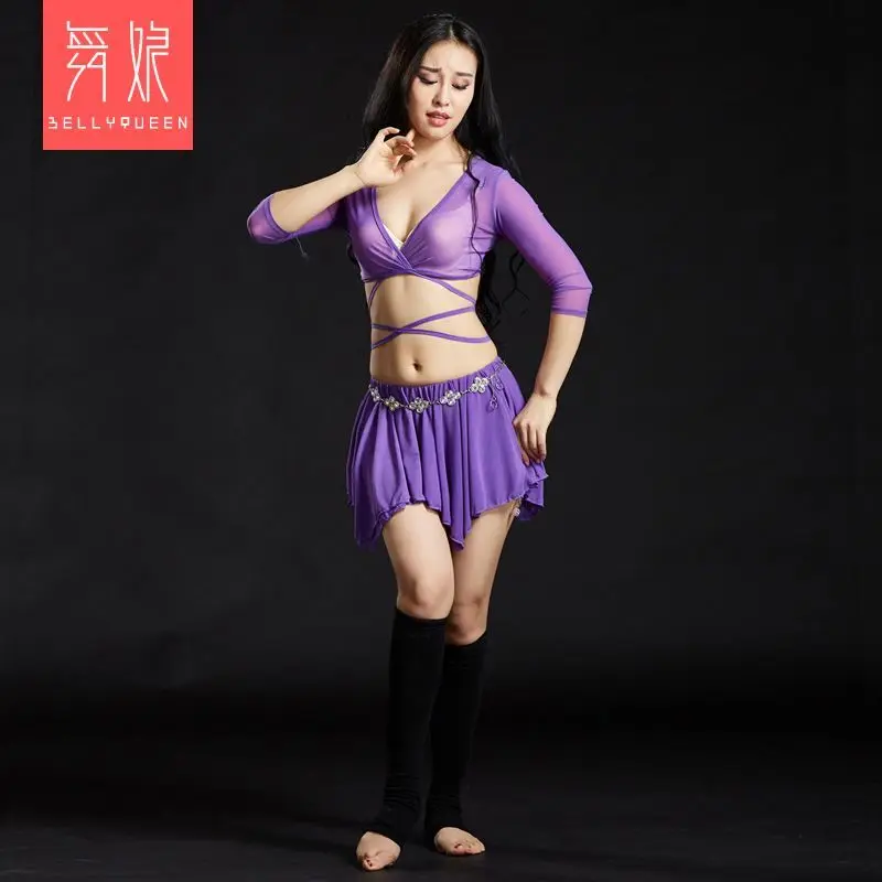 New Belly Dance Costume Set For Female Mesh Practice Costumes Stage Dance Performance Costumes For Women
New Belly Dance Costume Set For Female Mesh Practice Costumes Stage Dance Performance Costumes For Women