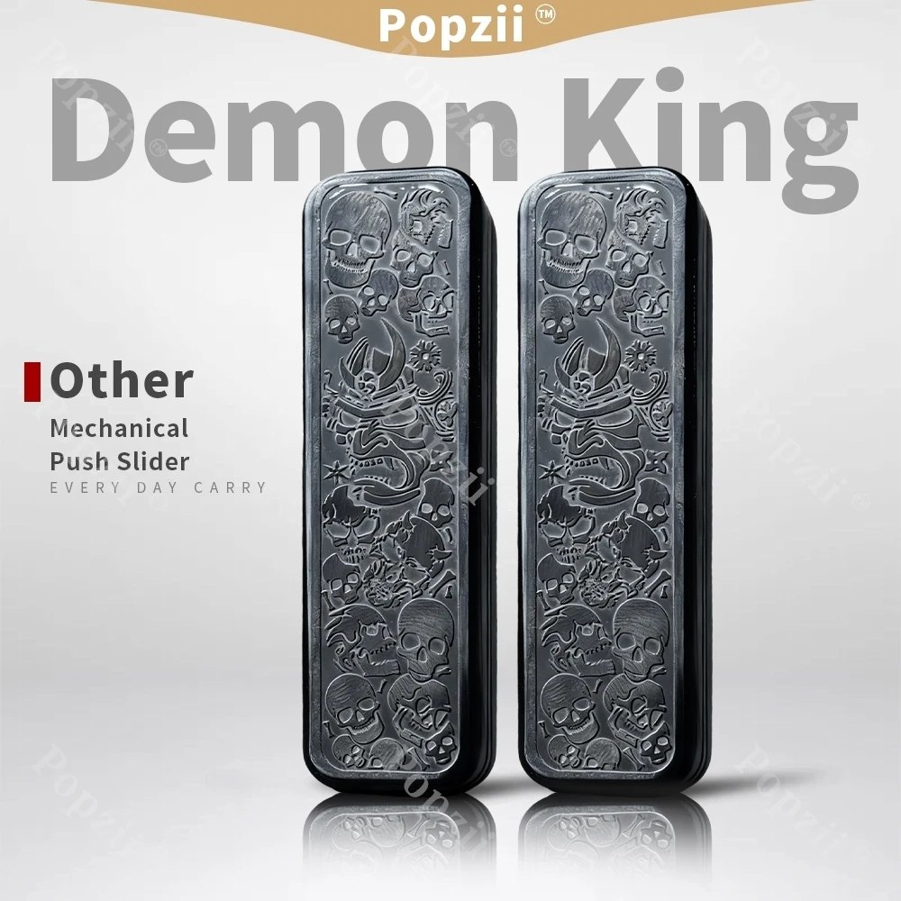 Mechanical Push Slider EDC Stainless Steel Demon King Adults Stress Relief Toy Office Stress Relief Gadgets Anxiety Toys
Mechanical Push Slider EDC Stainless Steel Demon King Adults Stress Relief Toy Office Stress Relief Gadgets Anxiety Toys