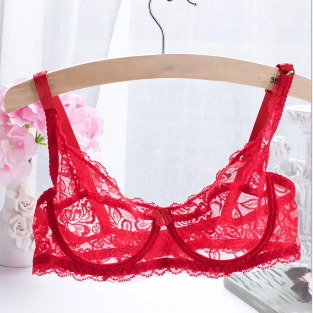 Women’s Comfy Sexy Lingerie Lace Push Up Transparent Bra Underwire Bra Underwear Adjustable Embroidery Temptation Female Bra
Women’s Comfy Sexy Lingerie Lace Push Up Transparent Bra Underwire Bra Underwear Adjustable Embroidery Temptation Female Bra