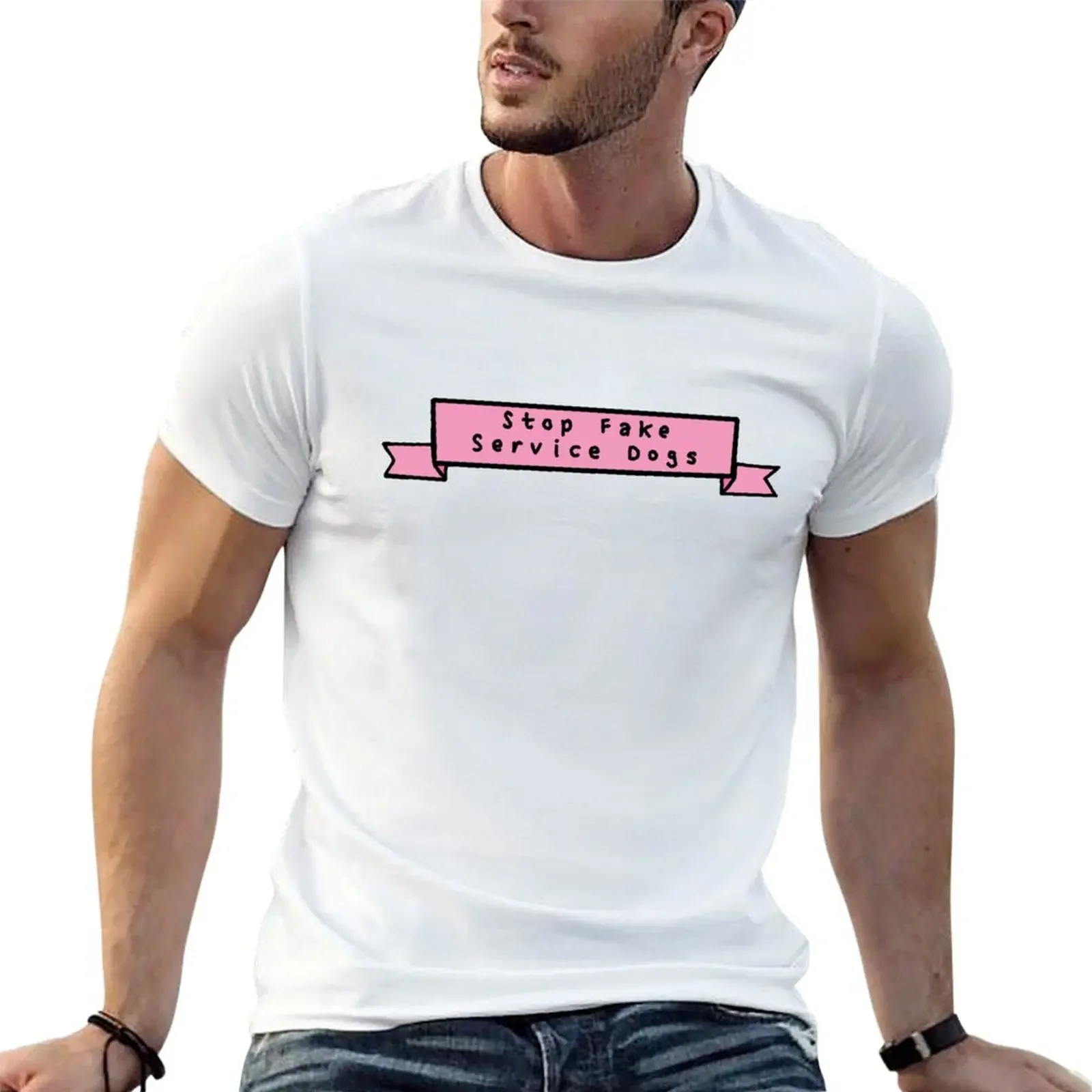Stop Fake Service Dogs T-Shirt Funny t-shirts hippie clothes plus size tops tee shirts for men
Stop Fake Service Dogs T-Shirt Funny t-shirts hippie clothes plus size tops tee shirts for men