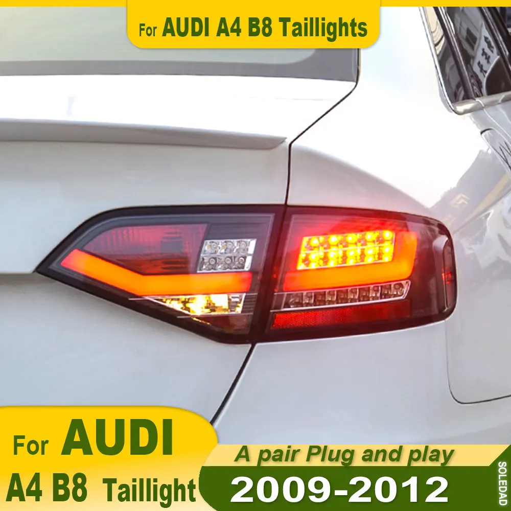 Пара задних фонарей для Audi A4 B8 2009-2012, обновленный модифицированный новый DRL, динамический указатель поворота, светодиодный задний фонарь, автоаксессуары
Пара задних фонарей для Audi A4 B8 2009-2012, обновленный модифицированный новый DRL, динамический указатель поворота, светодиодный задний фонарь, автоаксессуары