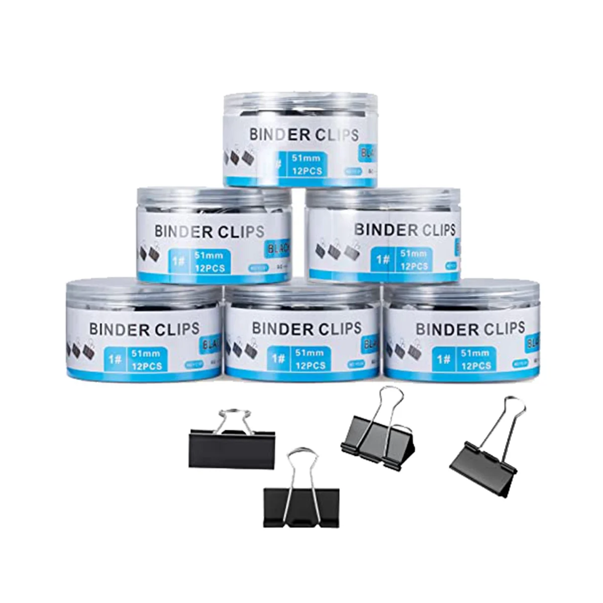 72 Pcs Extra Large Binder Clips 2 Inch Paper Clip Binding Clip, Paperclips Bulk, Heavy Duty Big Paperwork Clamp Black
72 Pcs Extra Large Binder Clips 2 Inch Paper Clip Binding Clip, Paperclips Bulk, Heavy Duty Big Paperwork Clamp Black