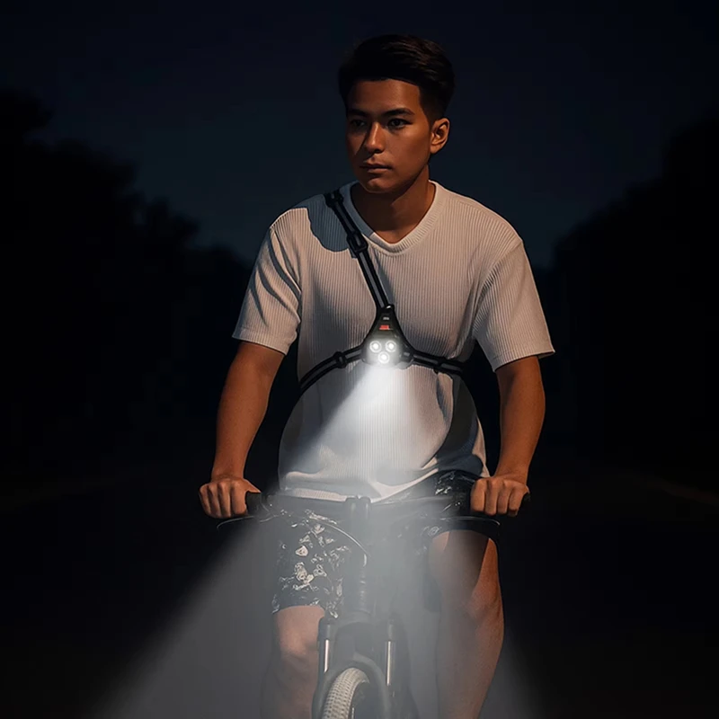 New Chest-mounted Night Running Light, Wearable Cycling Led Multi-light, Red Warning Light, Usb Rechargeable Running Light
New Chest-mounted Night Running Light, Wearable Cycling Led Multi-light, Red Warning Light, Usb Rechargeable Running Light