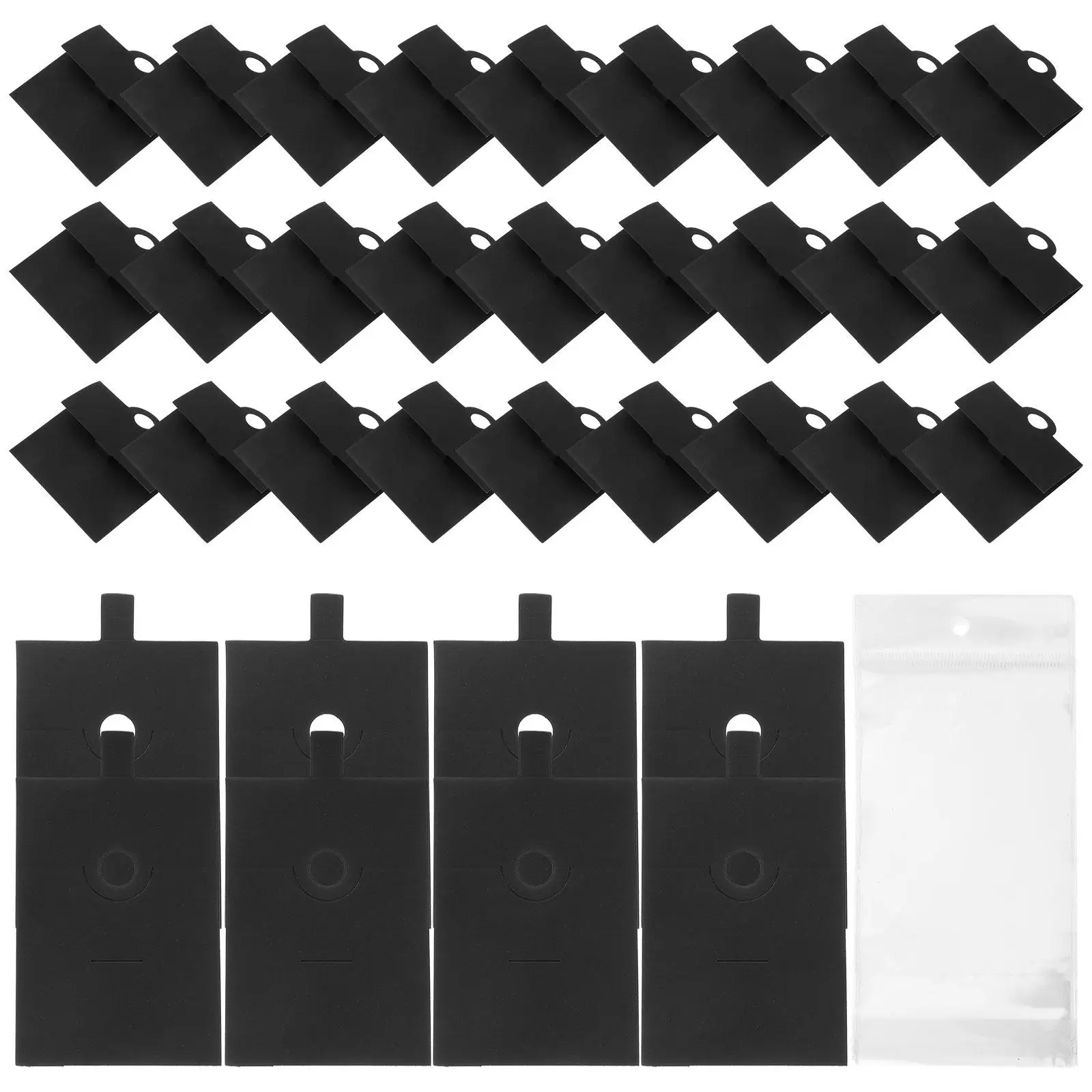 1 set Ring Display Cards Paper Black K19 Jewelry Packaging Essential for Retailers Wholesalers Eco Friendly Blank Card
1 set Ring Display Cards Paper Black K19 Jewelry Packaging Essential for Retailers Wholesalers Eco Friendly Blank Card