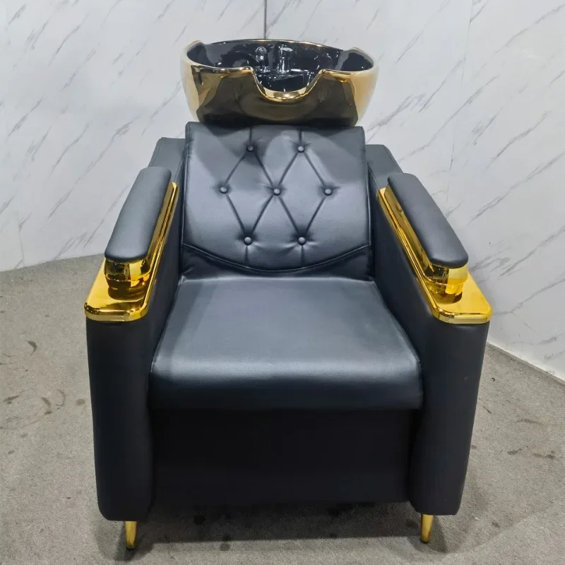 Hair Salon Vintage Gold Massage Shampoo Bed Barber Shop Hair Flush Bed Shampoo Chair
Hair Salon Vintage Gold Massage Shampoo Bed Barber Shop Hair Flush Bed Shampoo Chair