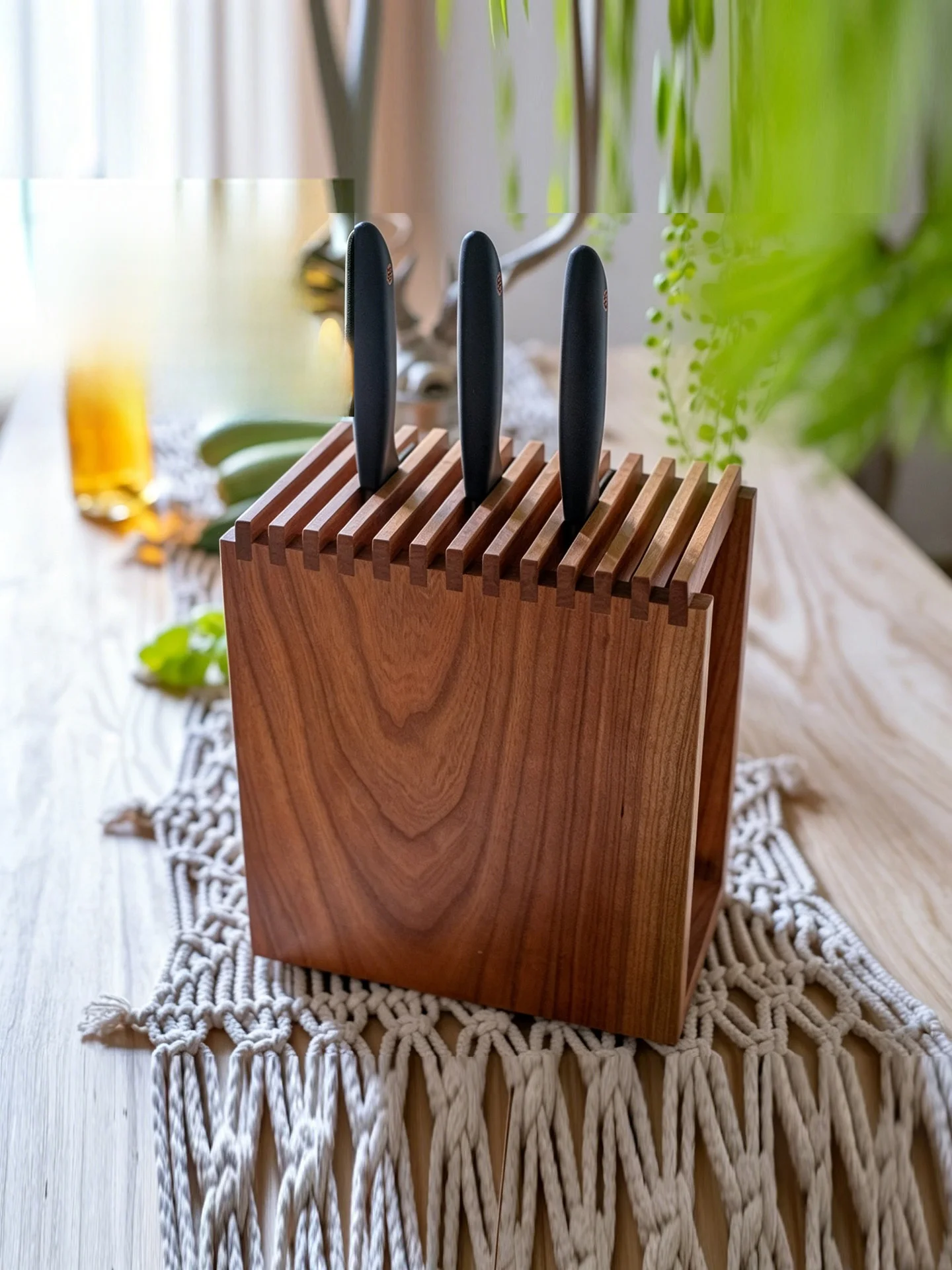 Real Wood Knife Holder Kitchen Knife Tool Storage Rack Vegetable Cutting Board Base Anti-mold Draining Knife Stand Rack
Real Wood Knife Holder Kitchen Knife Tool Storage Rack Vegetable Cutting Board Base Anti-mold Draining Knife Stand Rack