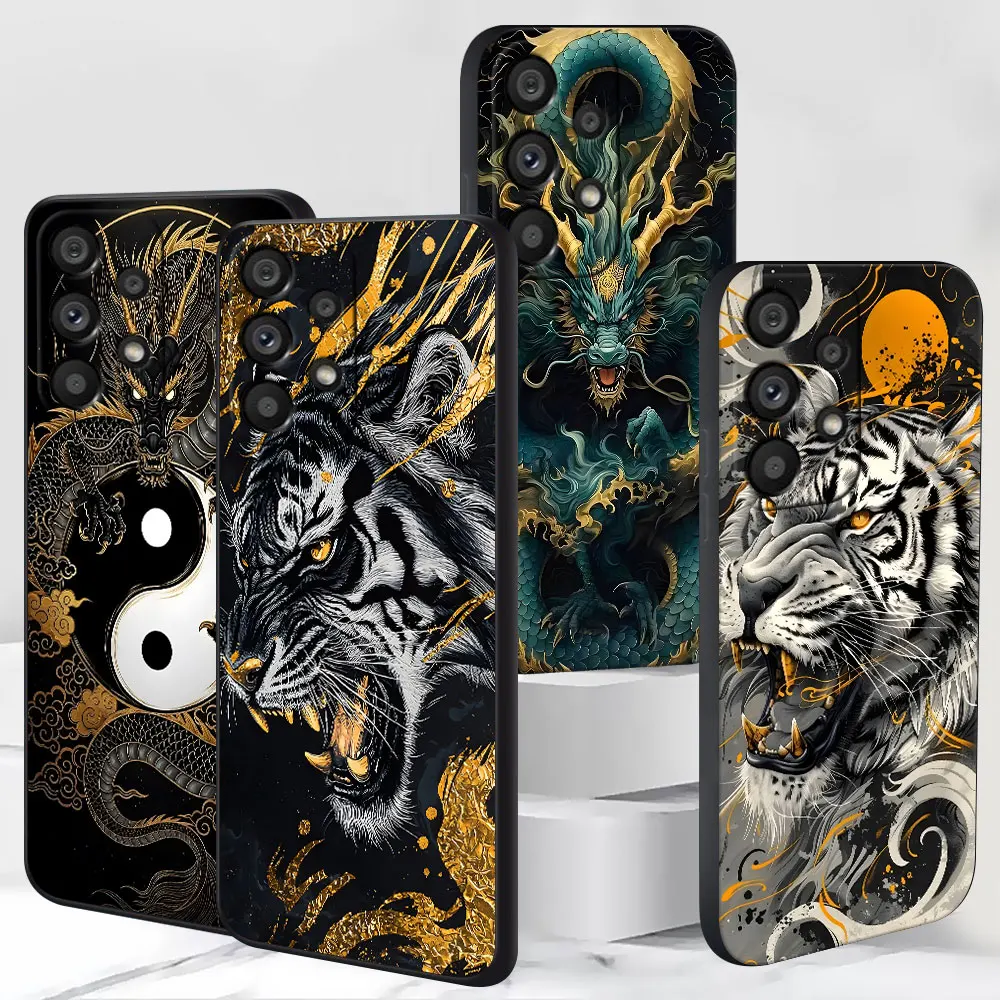Fashionable Hollow Tiger Dragon Case for Samsung Galaxy A30s A10 A10s A20 A20s A70s A06 A9 A40 A7 Black TPU Frosted Phone Cover
Fashionable Hollow Tiger Dragon Case for Samsung Galaxy A30s A10 A10s A20 A20s A70s A06 A9 A40 A7 Black TPU Frosted Phone Cover