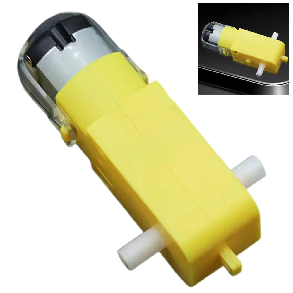 1:48Dual-Axis Gear Motor 22*36*69mm TT Reduce Motor For Ardu Motor Intelligent Robot Car Robots Science Electronic Components
1:48Dual-Axis Gear Motor 22*36*69mm TT Reduce Motor For Ardu Motor Intelligent Robot Car Robots Science Electronic Components