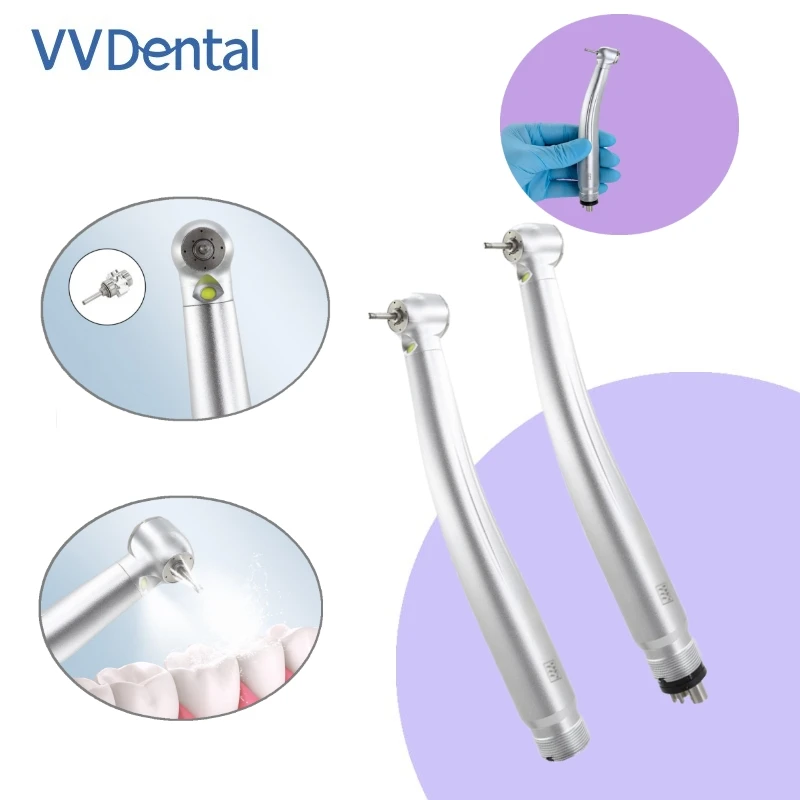 VV Dental LED High Speed Handpiece E-Generator Ceramic Bearing Dentist Tips Four-Point Water Spray 2/4 Hole
VV Dental LED High Speed Handpiece E-Generator Ceramic Bearing Dentist Tips Four-Point Water Spray 2/4 Hole
